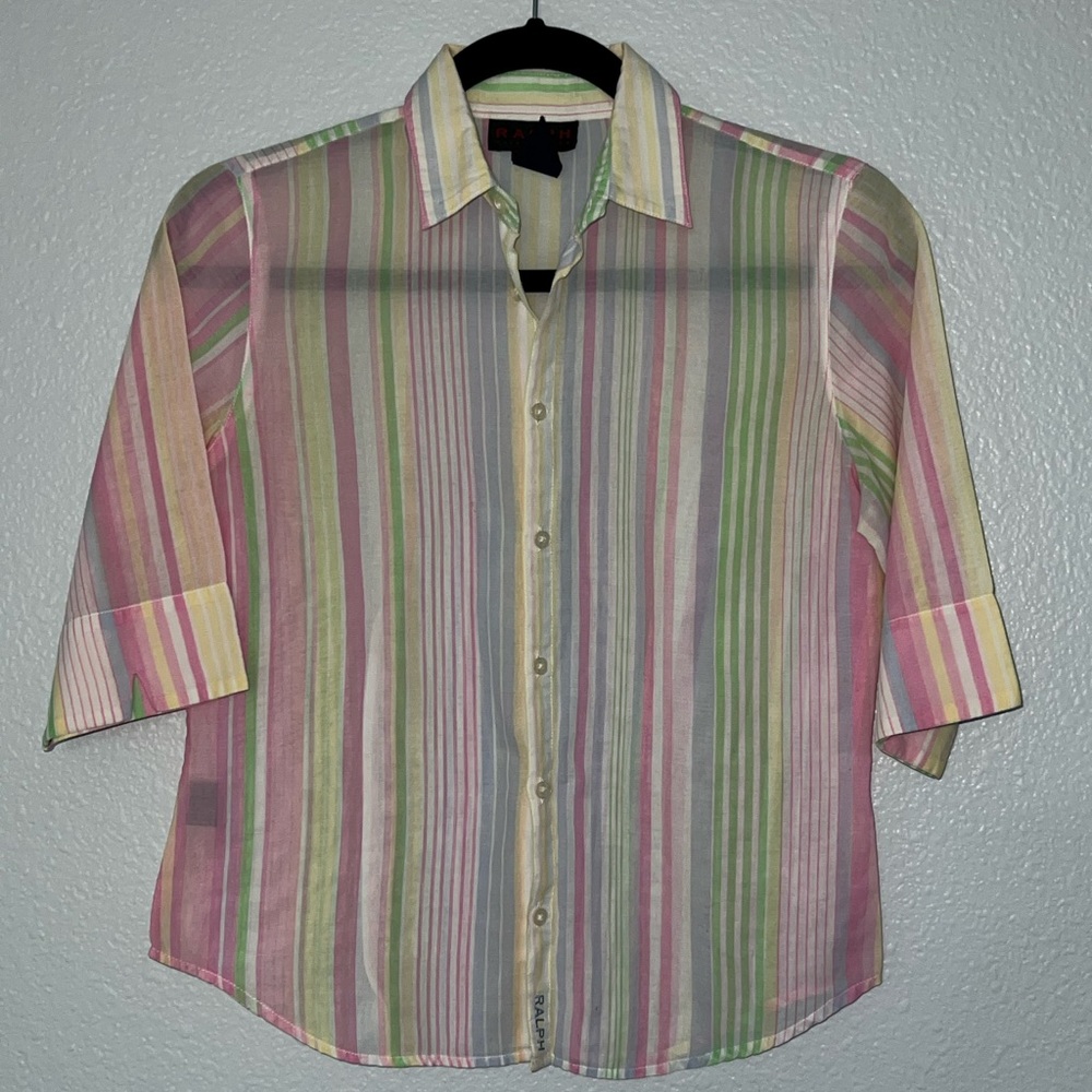 Ralph Ralph Lauren Vintage Multicolor Striped Shirt